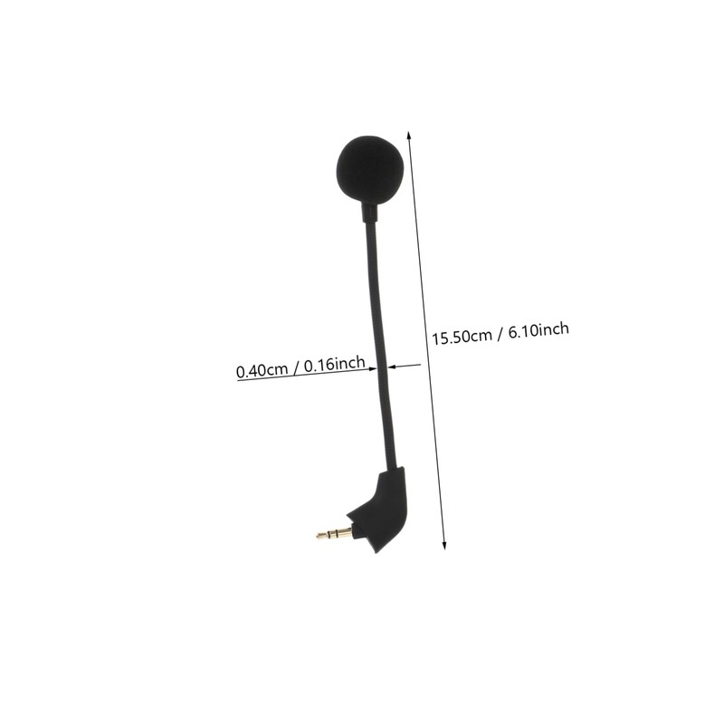 Mipcase 1Pc Wired Gaming Headset Microphone with Noise Reduction Flexible