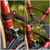 Gusti Bicycle rack transport handle Braun leather men women -