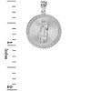 Religious Jewelry 925 Sterling Silver Our Lady Of Guadalupe Miraculous