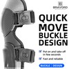 BRAVORD Powersports Knee Shin Guards/Elbow Guards for Adults, Elbow and