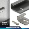 PIT66 Portable Toilets Mounting Bracket Toilets Hold-Down Kit Compatible with