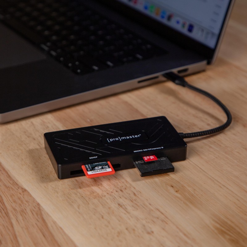 ProMaster USB-C Multi Card Reader, (Model 77848)