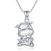 Animal Necklace for Women Daughter Sterling Silver Animals Chain Gifts