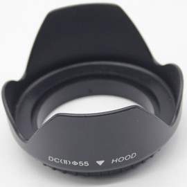 55mm Tulip Flower Lens Hood for Nikon D3500 D7500 w/Nikkor AF-P 18-55mm Lens, Compatible for Sony FE 28-70mm f/3.5-5.6