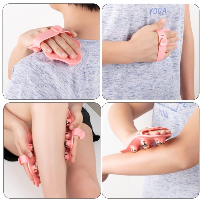 Massage Glove Bead Massage Roller Manual Roller Massager for Full