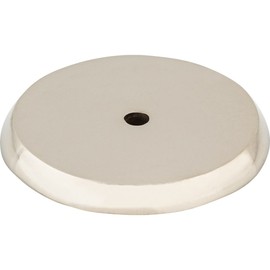 Aspen II Round Backplate Finish: Polished Nickel, Size: 1.75" H x 1.75" W x 0.19" D