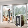 Young Dance Aluminum Sliding Door Handle - 8" Glass Door