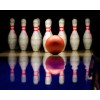 WeSellPhotos Bowling Ball With Bowling Pins 8x10 Picture