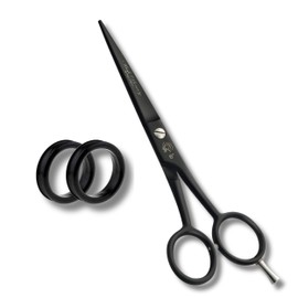 Glamified Glam 6'' Hairdressing Barber Hair Scissor for Professional Hairdressers Barbers Stainless Steel Hair Cutting Shears - for Salon Barbers, Men, Women, Children and Adults