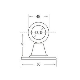 High Logic 37108 Stainless Steel Bracket (Genko) 1.3 inches (32 mm) Stainless Steel Pipe 1.3 inches (32 mm)