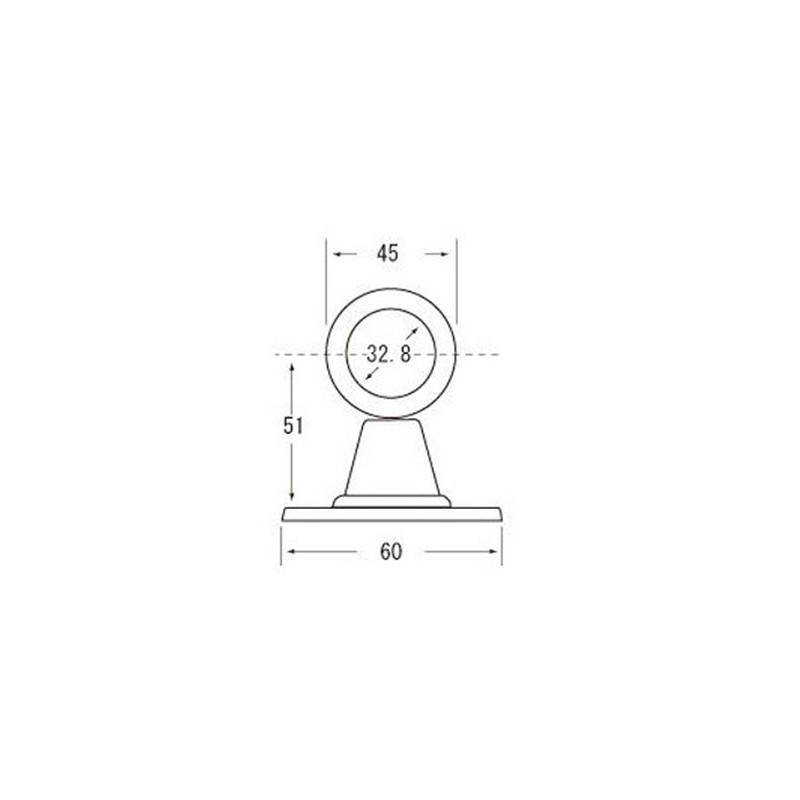 High Logic 37108 Stainless Steel Bracket (Genko) 1.3 inches (32