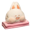 Stuffed Animals Travel Blanket Pillow Set Soft Plush Hugging Pillow