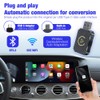 Wireless Carplay Bluetooth Adapter Car, 2 in 1 Carplay Wireless