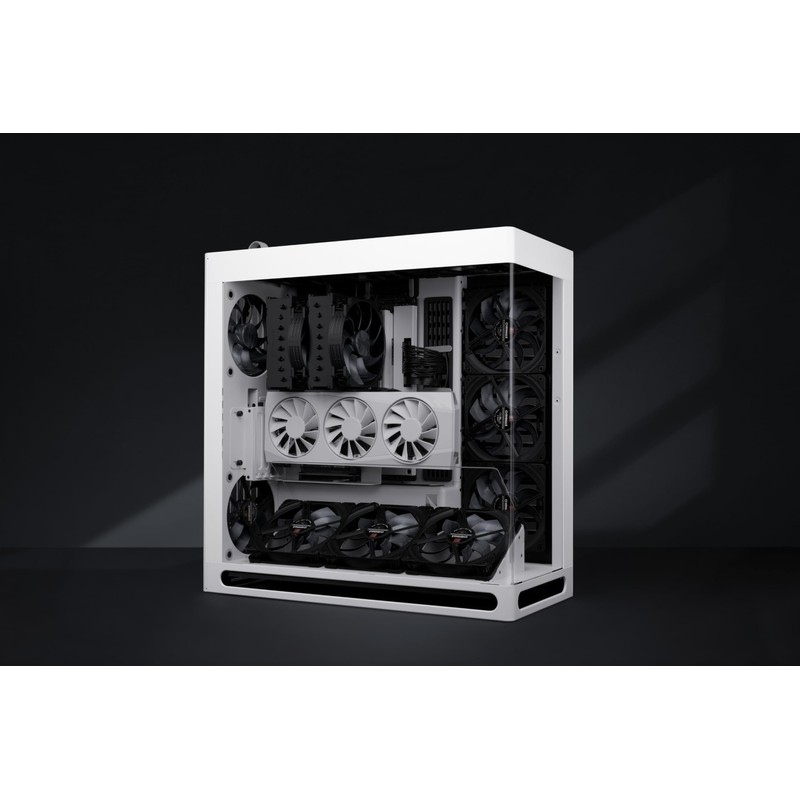 Noctua NF-A14x25r G2 PWM chromax.Black, Premium-Quality Quiet Round-Frame 140mm PC