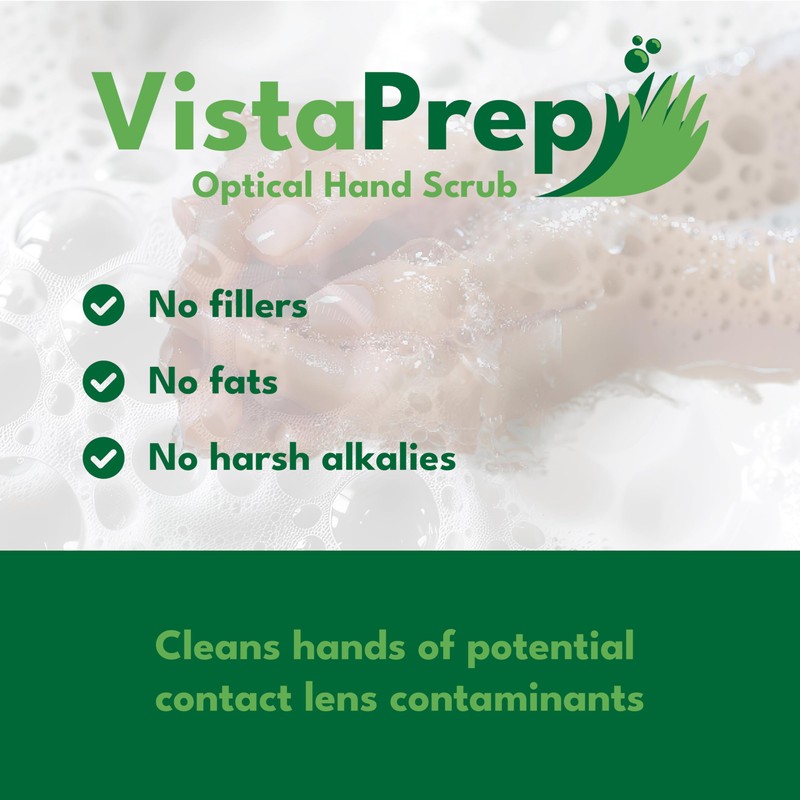 Vista-Prep | Optical Hand Scrub | Pre-Insertion Hygiene Solution For