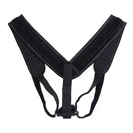 chi-enterprise Back Exercise Belt with Velcro Fastening, Posture Correction for Neck, Shoulder & Back Pain, Posture Trainer in One Size for Men and Women, Individually Adjustable