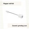 Woodturning Project Kit For Pepper Mill Shaft Mechanism