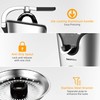 Healnitor 150W Electric Citrus Juicer Squeezer with 2 Cones, Stainless
