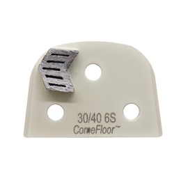 Super Sharp Concrete Floor Grinding Disc, Compatible with Lavina Onfloor Grinders, 30/40 Grit SSSSSS Metal Diamond Grinding Shoes for Super Hard Floor Preparation