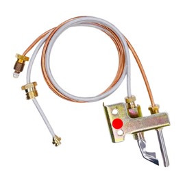 Water Heater Pilot Assembely For Tubing LP Propane Gas, Includes Pilot Thermocouple and Tubing and Tubing LP Propane, 24" Water Heater Replacement Parts Fits Many Water Heaters On The Market