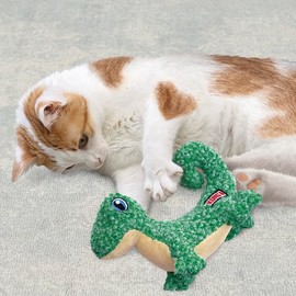 KONG KONG Luvs Crinkle Textured Cat Toy Stuffed with Catnip (Lizard)