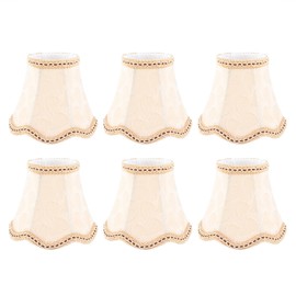 6PCS Fabric Lampshade Wall Lamp Cover Chandelier Lamp Shade for Home Decoration Light Accessories