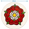dennycraftmoulds Yorkshire Lancashire Tudor Rose Concrete or Plaster Mould
