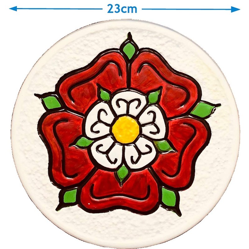 dennycraftmoulds Yorkshire Lancashire Tudor Rose Concrete or Plaster Mould