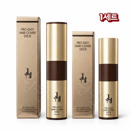 J2M2 Hair Cover Stick 4g+2g Gray Cover Bald Hair Hairline Volume Stick Brown 1 Set / 제이투엠투 헤어커버스틱 4g+2g 새치커버 빈모 헤어라인 볼륨 스틱 브라운 1세트