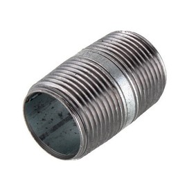 Jinan 1" GALVANIZED STEEL 2"  LONG  NIPPLE fitting pipe npt 1 x 2 malleable iron