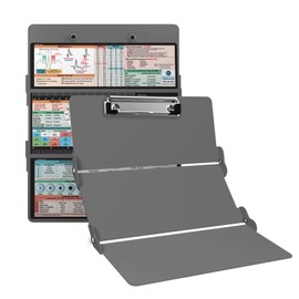 Whitecoat Clipboard® Trifold - EMT Edition (Silver, Trifold)