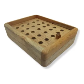Hecho En Mexico Base Madera Para Llenar + 200 Cápsulas No.0