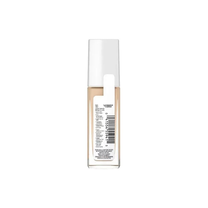 Base Líquida Maybelline Superstay Active Wear Tono 118 Light Beige