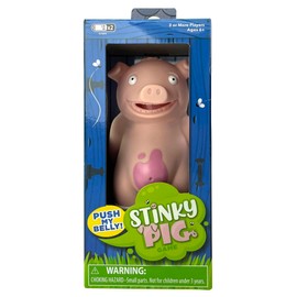 PlayMonster Stinky Pig Game — Fast, Musical Active Kids Game with Funny Sounds, Roll The Dice and Pass Him Fast Before He Toots — for Kids Ages 6 and Up