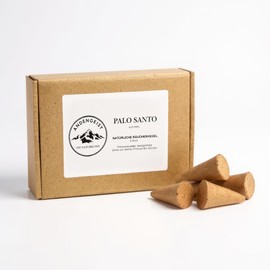 Palo Santo Incense Cones from Peru, Handmade Cones, Premium Sacred Wood, for Meditation, Yoga & Relaxation (Pack of 6)