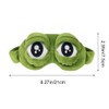 Frog Plush Kids Eye Masks for Sleeping Cartoon Fluff Blindfold