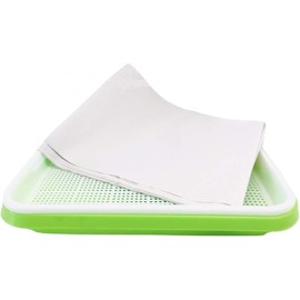 Home Microgreen Pack of 300 pcs Germinating Growing Paper Seed Sprouter Vegetable Microgreens Planting Paper 7.8" x 11.4". Fit for Plant Germination Tray (13.4"x 9.8") Trays NOT Included (300)