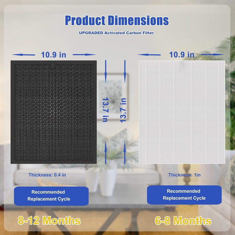 2 Sets 5510 5520 5530 Replacement Filter Q Compatible with