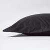 Homescapes Black Oxford Pillowcase 100% Egyptian Cotton 200 Thread Count