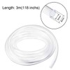 sourcing map PVC Hose Tube, 6mm(0.23") ID x 8mm(0.31") OD