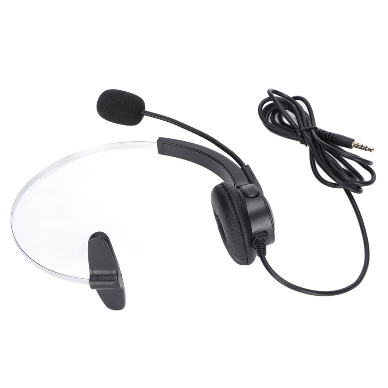 USB Headset 3.5mm Computer Headphone with Microphone Noise Cancelling for