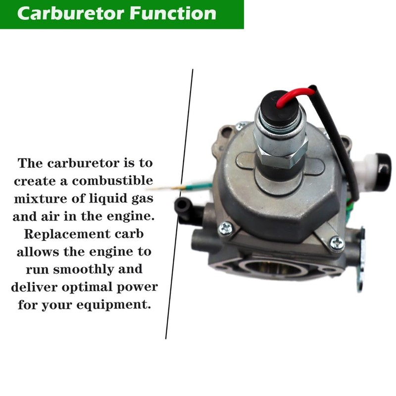 LIZAPUS Carburetor Carb Kit Compatible with 50" Troy Bilt Mustang