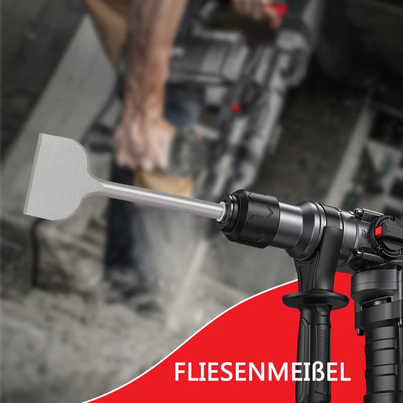 Flat Chisel SDS Plus 280 mm x 75 mm, Removal