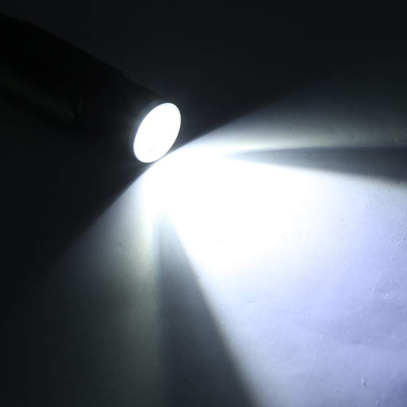 Flashlight Rechargeable Portable Aluminium Waterproof Nonslip Wearproof Pocket Flashlight