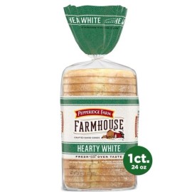 White Pepperidge Farm Farmhouse Hearty White Bread, 24 oz Loaf