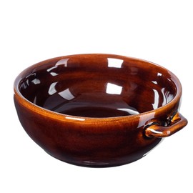 KADAX Suppenschale aus Keramik, Spülmaschinenfeste Suppenschale, Keramikschüssel im Landhausstill, Schüssel für Suppe, Salat, Süßlichkeiten, Desserts (Mit Ohren, 0,7L)