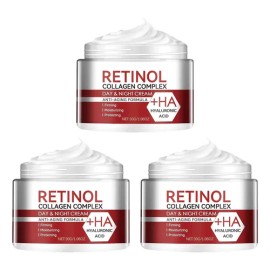 Crema Hidratante Antienvejecimiento Con Colágeno Y Retinol,