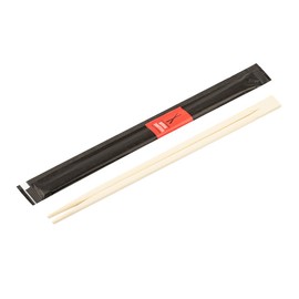 Restaurantware Bambuddha 8.3 Inch To Go Twin Chopsticks 100 Durable Bamboo Chopsticks - Individually Wrapped Bamboo Premium Chopsticks For All Kinds Of Foods Ideal For Cafes And Restaurants