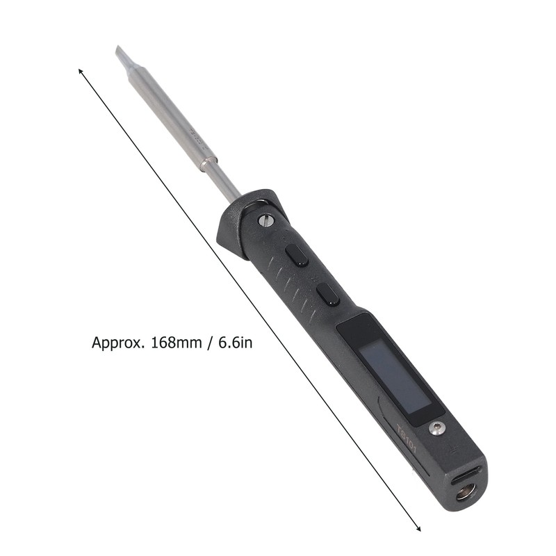 MINIWARE Electric Soldering Iron Kit ABS Intelligent Mini Temperature Adjustable
