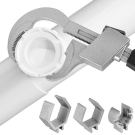 Universal Adjustable Wrench, 80mm Open-end Crescent Wrench, Adjustable Double-ended Wrench for Disassembly Assembly of Sanitary Ware, 27cm/10.6in Multifunctional Sink Spanner for Faucet Installation